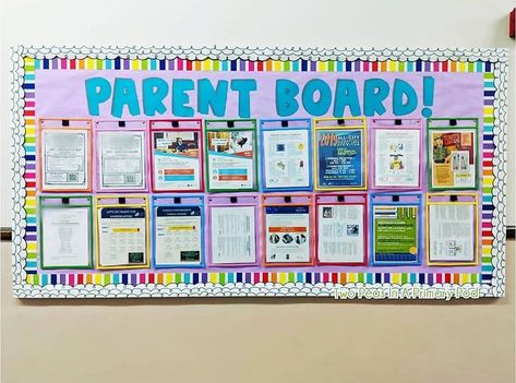 Parent Information Bulletin Board, Parent Board Preschool, Parent Communication Board, Parent Bulletin Boards, Parent Room, Head Start Classroom, Decorate Office, Easy Math Activities, Parent Board