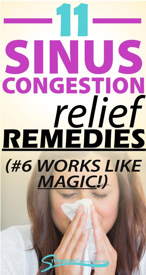 Woman blowing nose with 11 sinus congestion relief remedies (#6 works like magic!) text overlay Sinus Pressure Relief Fast, Natural Sinus Infection Remedy, Sinus Pressure Relief, Natural Remedies For Congestion, Sinus Remedies, Home Remedies For Sinus, Sinus Congestion Relief, Sinus Infection Remedies, Congestion Relief