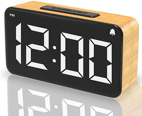 Bedroom Decor Desk, Minimalist Alarm Clock, Clocks For Bedroom, Sunrise Alarm Clock, Clock Wood, Modern Minimalist Style, Digital Clocks, Changing Wall Color, Flip Clock