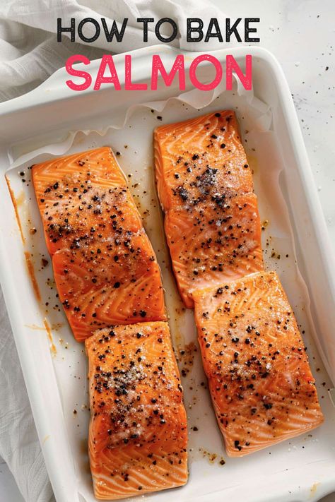 Get perfectly cooked, tender salmon with a crispy skin. Discover the simple steps to oven-baked salmon success. How To Bake Salmon In Oven In Foil, Best Oven Salmon Recipe, Salmon With Skin Recipes Baked, Cooking Salmon With Skin On, Baking Salmon In Oven In Foil, Salmon Oven Baked Easy, How To Fix Salmon, How To Bake Fish In The Oven, Frozen Salmon In Oven