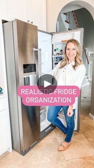 102K views · 3.8K reactions | Organizing tips for your fridge! ⠀ 🩷 Comment “FRIDGE” and I’ll message you my favorite fridge organizers or click the link in my profile then this post. ⠀ When it comes to organizing the fridge I keep it simple. Only use organizers for the never changing items or thing you have in their regularly but leave some room for life to happen. ⠀ Save this post for the next time you tackle kitchen organization or fridge organization. ⠀ #kitchenorganization #homeorganization #organizingtips #organizedhome #fridgeorganization #organizedhome #organizedlife | Jill Koch | Coco & Clair Clair · Pop Star Fridge Side By Side Organization, Functional Fridge Organization, Fridge Organization Layout, Fridge Layout Inside, Vegan Fridge Organization, Organization For Fridge, Best Fridge Organization, Counter Depth Refrigerator Organization, Subzero Fridge Organization