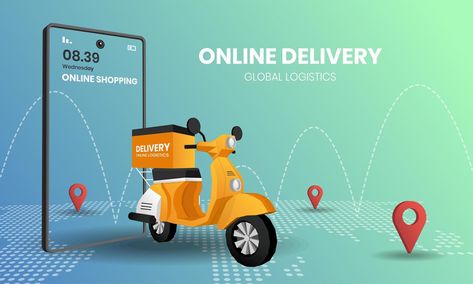 Food delivery service Delivery Design Ideas, Food Delivery Design, Delivery Ads, Grocery Delivery App, Delivery Design, Grocery Ads, Food Delivery Service, Black Friday Sale Banner, Create Business Cards