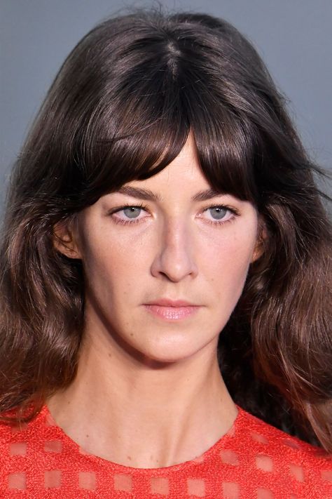 Micro Curtain Bangs, 2023 Beauty Trends, 70s Curtain Bangs, Long Layers And Curtain Bangs, Bangs 2023, Dakota Johnson Bangs, Layers And Curtain Bangs, Dakota Johnson Hair, Hair Today Gone Tomorrow