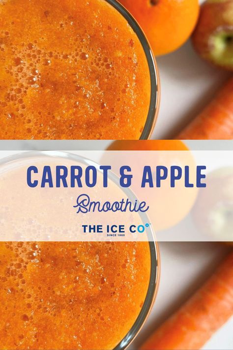 A bright, bold and tasty smoothie recipe on a budget! Our Carrot & Apple smoothie works out at just 74p per serving. It's full of nutrients as well as taste! Carrot Apple Smoothie, Apple Smoothie, Healthy Smoothie Recipes, Smoothie Healthy, Yummy Smoothie Recipes, Fruit Mixes, Healthy Smoothie, Smoothie Recipe, Smoothie Recipes Healthy