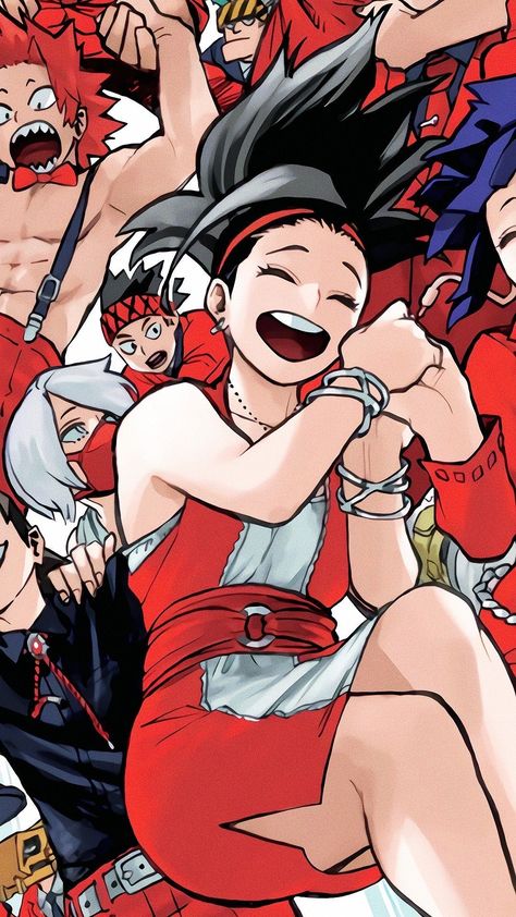 Momo Yaoyorozu Manga Colored, Momo Yaoyorozu Official Art, Momo Yaoyorozu Fanart, Momo Yaoyorozu Icon, Mha Momo, Horikoshi Art, Momo Wallpaper, Girls Wallpaper, My Hero Academia 2