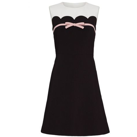 kate spade new york Black Scalloped Bow Dress (376,320 KRW) ❤ liked on Polyvore featuring dresses, scalloped dress, kate spade dresses, scallop trim dress, kate spade and bow dress Dress Polyvore, Scalloped Dress, Kate Spade Dress, Kate Spade Dresses, Scallop Trim, Bow Dress, Black Bow, Hem Dress, Dress With Bow