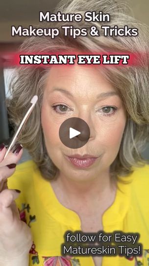 1M views · 10K reactions | Grab a concealer and a small brush, or just use your finger. INSTANTLY lift your eyes with this  little trick! Need more EASY MAKEUP TIPS for Mature Skin? Hit the follow! #makeuptips #matureskinmakeup #womenover50 #makeuphacks | Shelly Doss Beauty | Camishe & Max Oazo · Every Breath You Take Instant Lifts, Skin Care Wrinkles, Eye Liner Tricks, Eye Lift, Easy Makeup, Styling Hair, Hooded Eyes, Make Me Up, Eyebrow Makeup