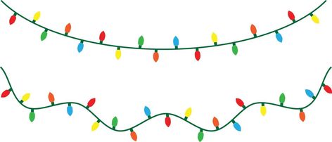 Christmas lights string isolated on white background vector Cartoon Christmas Lights, Christmas Lights String, Christmas Crafts Diy Projects, Christmas Backgrounds, Vector Christmas, Cartoon Christmas, Christmas String Lights, Romantic Love Quotes, Christmas Vectors