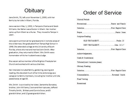 The Funeral-Memorial Program Blog: How To Write a Funeral Program Obituary - Template Memorial Pamphlet, Drooping Eyelid, Obituary Ideas, Obituaries Ideas, Memorial Service Program, Memorial Services, Obituaries Template, Memorial Program, Scripture Reading