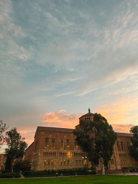 Ucla Library Aesthetic, Ucla Aesthetics, Powell Library, Ucla Library, Ucla Campus, Angeles Aesthetic, College Usa, Los Angeles Aesthetic, College Vision Board