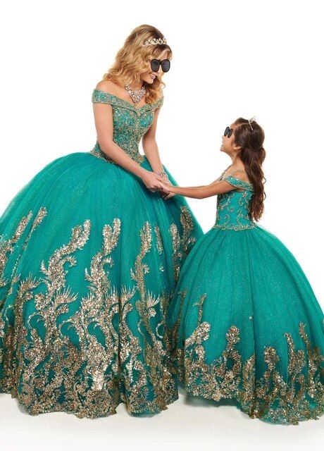 Glitter Green Beading Organza Ball Gown Quinceanera Dresses 2021 off Shoulder Sweet 16 Party Dress Vestidos De 15 Anos Gold Lace _ - AliExpress Mobile Teal Quinceanera Dresses, Mint Quinceanera Dresses, Sweet 16 Party Dress, Girls Matching Dresses, Sweet 15 Dresses, Mary's Bridal, Tulle Balls, Quince Dress, Quinceanera Dress