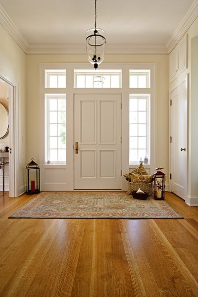 Hardwood Entryway, Houses Beach, Contemporary Garage Doors, Internal French Doors, Houses Interior, Beautiful Front Doors, New Urbanism, Home Door Design, Door Design Interior