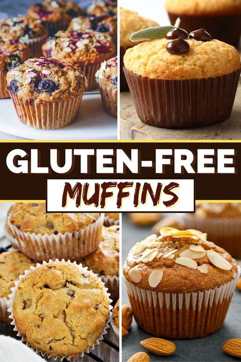 Start your day off with these delicious gluten-free muffins for a change! From blueberry to lemon poppy seed to cranberry, these healthy muffins are all you'll need to get going. Gluten Free Date Muffins Recipes, Gluten Free Breakfast Treats, Gluten Free Sourdough Muffins, Gluten Free Mini Muffins, Gluten Free Muffins Recipes, Holiday Muffins, Gluten Free Bread Recipe Easy, Bread Loafs, Gf Muffins