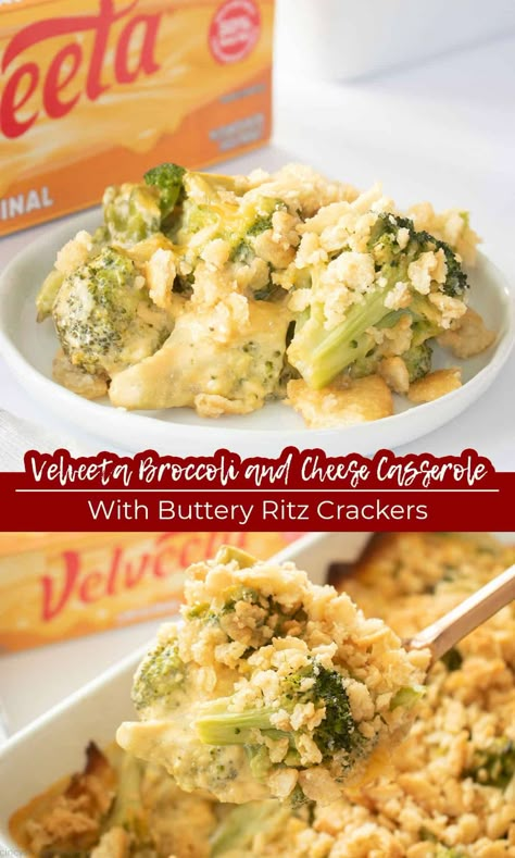 Broccoli Cheese Casserole With Velveeta, Broccoli And Cheese Velveeta, Broccoli Cheese Casserole Ritz Crackers, Broccoli Casserole Velveeta, Broccoli Casserole With Velveeta Cheese, Velveeta Broccoli And Cheese, Broccoli And Cheese Recipes, Velveeta Broccoli Casserole, Buttered Broccoli