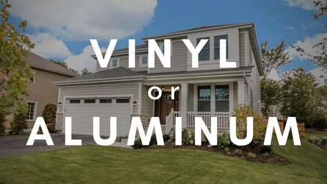 Pros & Cons: Vinyl Siding Vs. Aluminum Siding . . #siding #exteriors #exterior #hometips #homecare #maintenance #house #home #homechannel #homechanneltv Small House Siding Ideas Exterior, Aluminum Siding Colors, House Siding Ideas Exterior, Wood Vinyl Siding, Siding Choices, Siding Options, Vinyl Exterior, Siding Colors, Best Suits