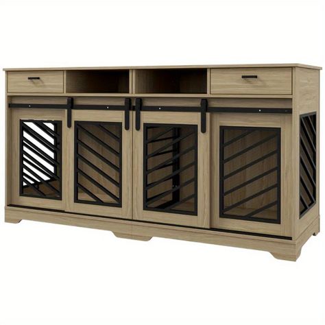 Faster shipping. Better service Modern Dog Kennel, Double Dog Crate Furniture, Crate Tv Stand, Custom Dog Crate, Collapsible Dog Crate, Kennel Furniture, Dog Crate End Table, Double Dog Crate, Dog Crate Table