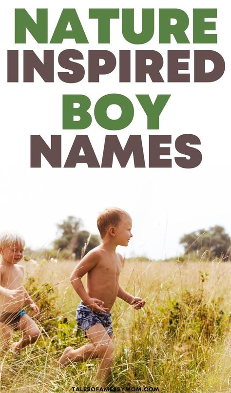 Tree Names For Boys, Nature Boy Names, Nature Names For Boys, Earthy Boy Names, Short Boy Names, Nature Inspired Names, Hawaiian Names, Names For Boys List, Nature Names