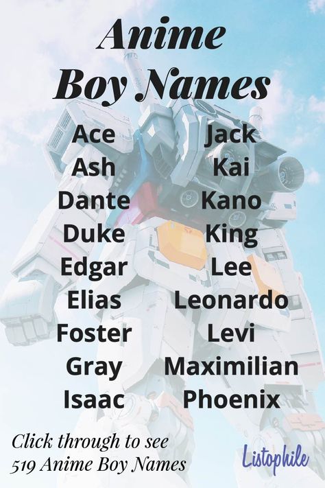 519 Anime Boy Names, including cool and cute anime baby boy names, and Japanese character names from Anime and Manga. Click through to see more Anime Boy Names. Anime Name Boy, Name Anime Boy, Japanese Names Male Rare, Gaming Names Ideas, Character Names Japanese, Anime Name, Unique Japanese Names For Boys, Korean Names Boys List, Asian Boy Names