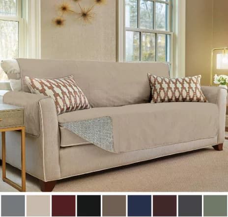 top 10 best fabric sofa covers for 2020 Best Fabric For Sofa, Best Couch Covers, Best Sofa Covers, Washable Couch, Fabric Sofa Cover, Cool Couches, Sofa Protector, Furniture Sofa Set, Condo Ideas