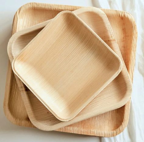 Amazon.com: All Natural Palm Leaf Paper Plates, 25 Pack. Biodegradable, Heavy Duty Party Plates - Comparable to Bamboo Wood Fiber - Elegant and Eco Friendly Tableware by Wild Leaf (8 Inch Square) : Health & Household Fancy Disposable Plates, Compostable Plates, Palm Leaf Plates, Bamboo Plates, Leaf Plates, Disposable Plates, Wood Fiber, Party Plates, Palm Leaf