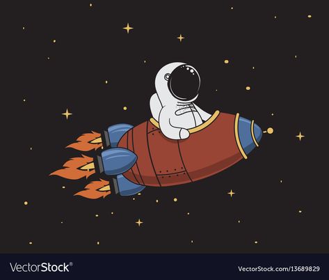 Character Design Vintage, Xv Ideas, Space Decals, Space Drawings, Astronaut Wallpaper, Astronaut Art, Space Illustration, Space Party, Space And Astronomy