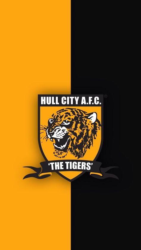 Hull City, City Logo, Grafic Design, Football Stadiums, Football Pictures, City Wallpaper, English Premier League, Football Wallpaper, Wallpaper Design