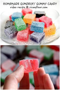 Gumdrop Recipe, Home Made Candy, Homemade Gummies, Gummi Candy, Easy Candy Recipes, Gummies Recipe, Candy Recipe, Homemade Sweets, Candy Recipes Homemade