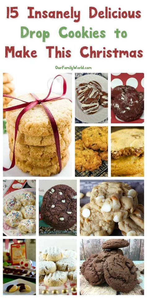 From chocolate chip to macadamia nut I have gathered up 16 amazing drop cookie recipes for you to try out this holiday season. Check them out now! #cookiesrecipes #recipesforcookies #christmascookiesrecipe #recipesforchristmascookies #easycookiesrecipes #simplerecipesforcookies #bestchristmascookiesrecipe #christmascookies Christmas Drop Cookies, Cookie Recipes Christmas, Drop Cookies Christmas, Italian Lemon Cookies, Drop Cookie, Best Oatmeal Cookies, Lemon Drop Cookies, Drop Cookie Recipes, Cookies To Make