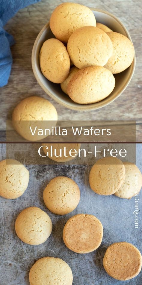 Gluten Free Nilla Wafers, Gluten Free Snack Recipes, Gluten Free Vanilla Wafers, Gf Sweets, Gf Cookies, Gluten Free Cookie Recipes, Going Gluten Free, Gluten Free Sweet, Homemade Gluten Free