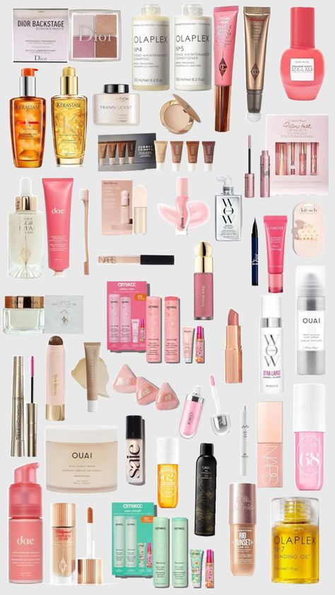 IT girl Christmas list ideas- makeup and hair care Christmas Wishlist Ideas Makeup, It Girl Christmas, Girl Christmas List, Sephora Shopping, Nails And Outfits, Makeup Collection Goals, Girly Christmas Gifts, Eye Makeup Images