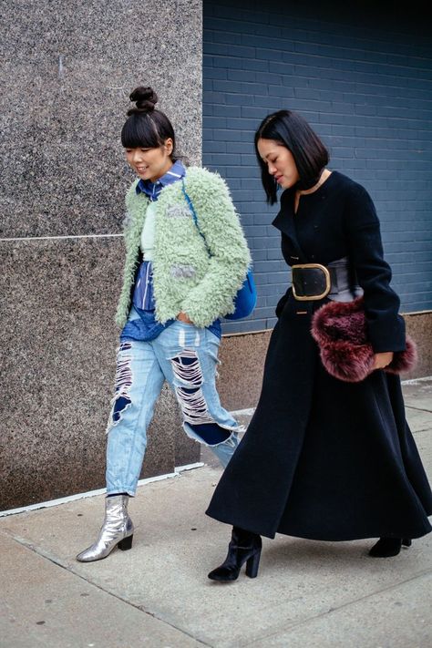 Tiffany Hsu, 2016 Street Style, Zana Bayne, Street Style 2016, New York Fashion Week Street Style, Street Style Edgy, Street Style Inspiration, Fashion Week Street Style, Buckle Belt