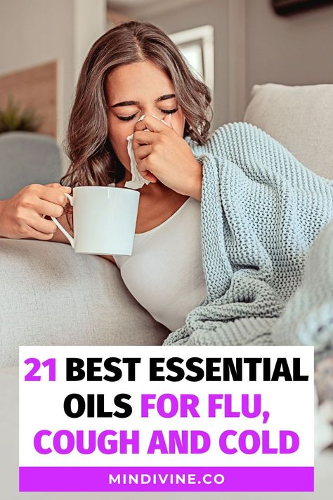 Looking for natural remedies to common ailments? Check out this guide on Essential Oils for Cough, Flu and Cold relief. Learn about 21 oils that can soothe your symptoms and speed up recovery. Essential Oil Cough Diffuser, Cough Roller Blend Doterra, Essential Oil For Coughing, Dry Cough Essential Oils, Essential Oils For Cough And Congestion, Essential Oils Cough, Essential Oil For Cough, Croup Essential Oils, Oils For A Cold