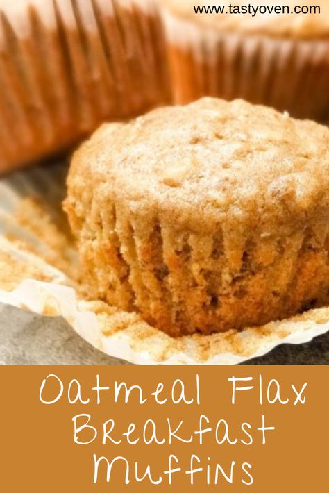 Flax Seed Banana Muffins, Vegan Flaxseed Muffins, Breakfast For Constipation, Fiber Muffins For Constipation, Ground Flax Seed Muffins, Fibre Muffins, Flax Meal Muffins, Flax Recipes, Fiber Muffins