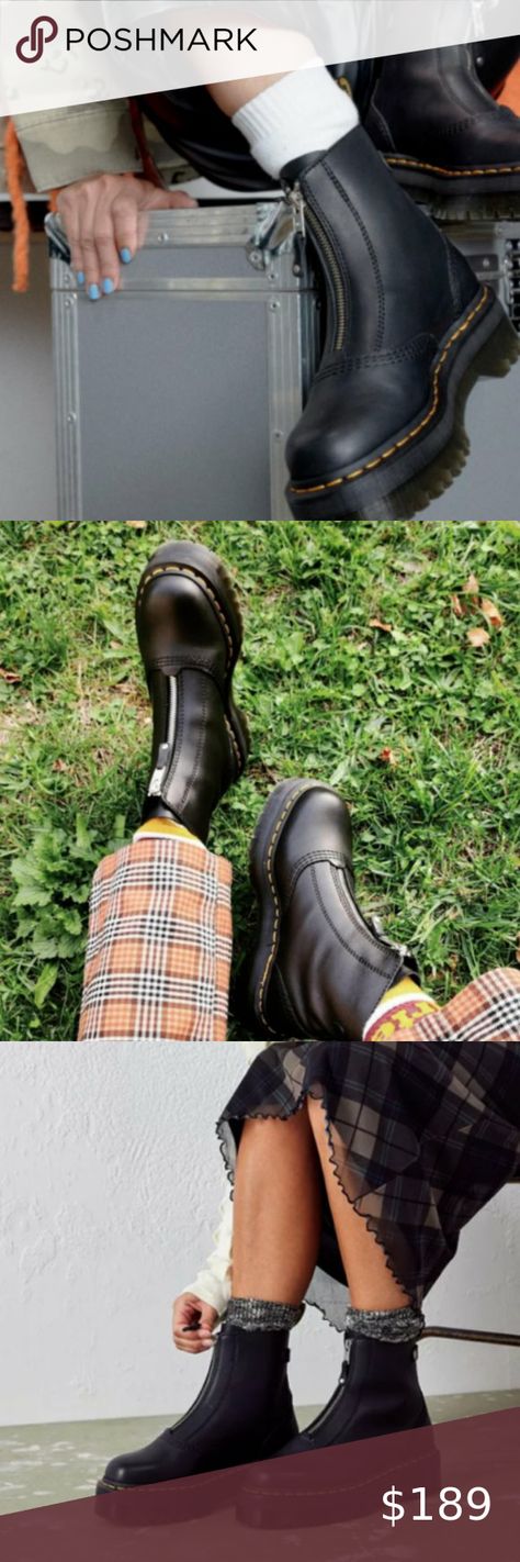 DR.MARTENS JETTA ZIPPED SENDAL Leather PLATFORM Boots MSRP $230 Great Reviews Dr Martens Jetta Zip, Dr Martens Jetta, Leather Platform Boots, Outfit 2023, Dr Martens Shoes, Martens Shoes, Doc Martens, Boots Outfit, Platform Boots