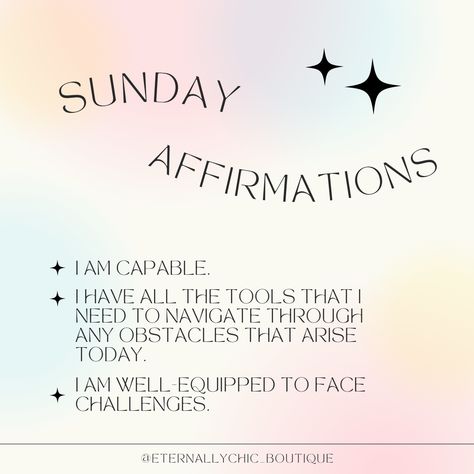 Sunday Affirmations, Week Quotes, Writing Therapy, Sunday Funday, Positive Vibes, Quote Of The Day, Me Quotes, Affirmations, Motivational Quotes