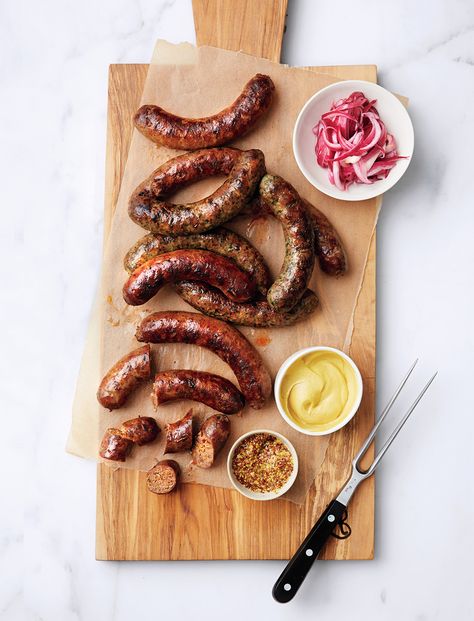 How to Make Homemade Sausage - Bon Appétit Oh boy... I am in trouble! Sausage Making Recipes, Paleo Menu, Homemade Sausage Recipes, October Fest, Grilled Sausage, Homemade Sausage, How To Make Sausage, Sausage Pasta, Paleo Breakfast