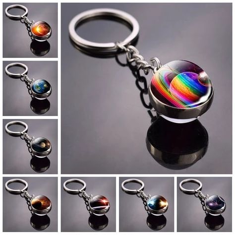 12 Constellation Keychain Fashion Double Side Cabochon Glass Ball Keychain Zodiac Signs Jewelry For Men For Women Birthday Gift|Key Chains| - AliExpress Solar System Jewelry, Nebula Space, Galaxy Nebula, Jewelry For Men, Birthday Gifts For Women, Glass Ball, Key Chains, Solar System, Mother Day Gifts