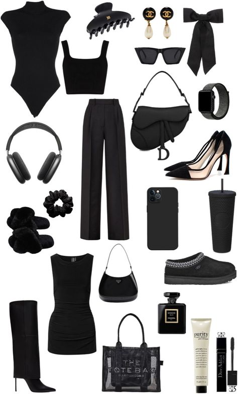 #goth #cleangirl #cleanaesthetic #cleangirlaesthetic #aesthetic #outfits #inspo #gothicfashion. Discover outfit ideas for everyday made with the shoplook outfit maker. How to wear ideas for Iphone 12 Pro Max and Coco Noir - Cologne Goth Minimalist Outfits, Dark Minimalist Style, Minimal Goth Aesthetic, Dark Feminine Outfit Ideas, Clean Girl Goth Aesthetic, Clean Goth Aesthetic Outfits, Goth Clean Girl, Goth Clean Girl Aesthetic, Minimal Goth Outfit