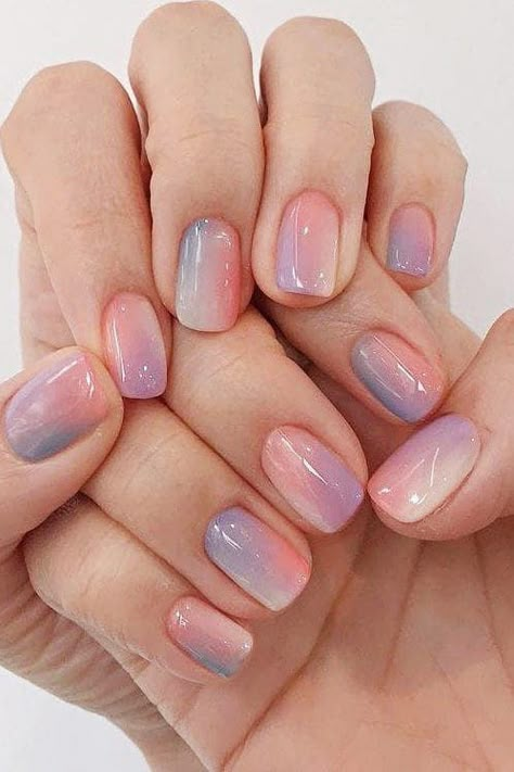 Ombre Nail Design, Engagement Nails, Nails Dip, Smink Inspiration, Ombre Nail Designs, Spring Engagement, Nails Spring, Spring Nail Art, Gradient Nails