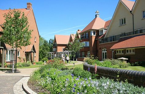 Retirement Village UK - At Letcombe Regis in Oxfordshire potential purchasers can spend a few days 'on retreat' to... Pocket Neighborhood, Retirement Village, Great Britain, Bowling, Swimming Pool, Swimming Pools, The Neighbourhood, Singing, Medical