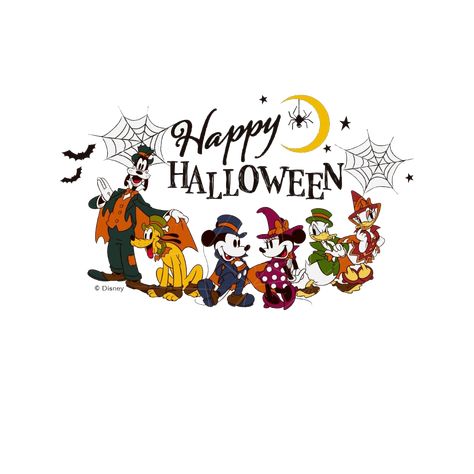 Disneyland Halloween, Disney Face Characters, Mickey Halloween, Disney Mouse, Disney Friends, Spooky Designs, Halloween Cartoons, Halloween Clipart, Cute Poster