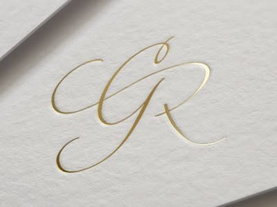 GR Monogram design. See more here http://www.ghgd.co.uk/portfolio/gr-monogram/ Gr Tattoo Letter, Calligraphy Monogram Initials, The Letter G Design, Gr Monogram Logo, Gr Logo Design Letter, Initials Logo Design Monograms, Gr Logo Design, Monogram Design Initials, Wedding Monogram Logo Initials