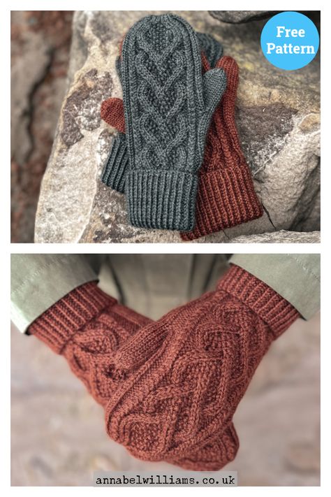 Severnside Mitts Free Knitting Pattern Mens Gloves Knitting Pattern, Cable Mittens Pattern Free, Knitting Pattern Gloves, Cable Fingerless Gloves Pattern Free Knitting, Cable Knit Mittens Free Pattern, Easy Knit Mittens Free Pattern, Knitting Patterns Gloves, Fair Isle Mittens Pattern Free, Free Knit Mitten Patterns