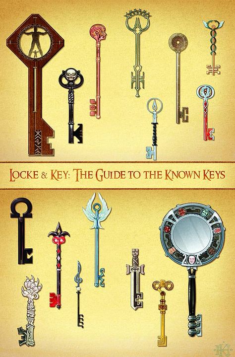 Locke and Key Locke & Key Wallpaper, Locke And Key, Key Drawings, Key Tattoo, Best Comic Books, Master Key, Antique Keys, Keys Art, Comics Girls