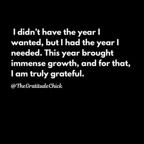 I didn’t have the year I envisioned, but I had the year I needed. It challenged me, pushed me, and helped me grow in ways I never imagined. This year brought immense personal growth and transformation, and for that, I am deeply grateful. Every setback was a setup for a stronger, wiser version of myself. #TheGratitudeChick #fyp #dailymotivaton #dailyinspiration #dailyquotes #thegoodquote #dailymotivationalquotes Challenging Year Quotes, Personal Transformation Quotes, Transformation Quotes, Personal Transformation, Emotional Awareness, Year Quotes, Help Me Grow, Challenge Me, Daily Motivational Quotes