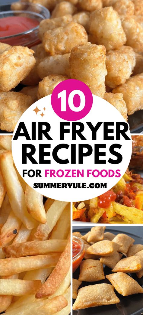 Unlock the full potential of your air fryer with these 10 mouthwatering frozen food options that are ready to revolutionize your mealtime routine. From crispy seafood to cheesy pizzas and crunchy veggies, we've curated a list of irresistible treats that will have you reaching for your air fryer time and time again. Say goodbye to soggy microwave meals and hello to perfectly crispy, golden goodness – let's dive into the world of air fryer magic! Foods For Air Fryer, Pampered Chef Air Fryer Recipes, Frozen Food Recipes, Pampered Chef Air Fryer, Kalorik Air Fryer, Nuwave Air Fryer, Foods To Cook, Air Fryer Recipes Keto, Frozen Tilapia