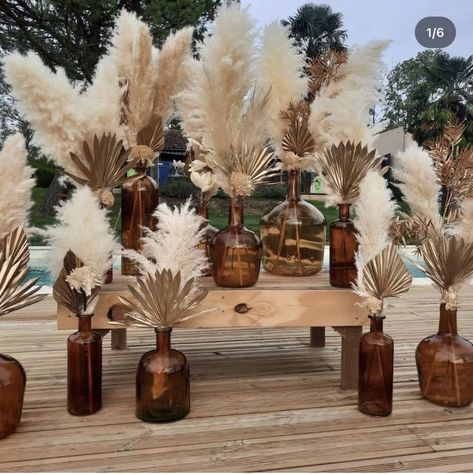 Western Centerpieces, Western Bridal Showers, Boho Centerpiece, Boho Wedding Centerpieces, Western Themed Wedding, Grass Wedding, Boho Theme, Boho Wedding Decorations, Future Wedding Plans