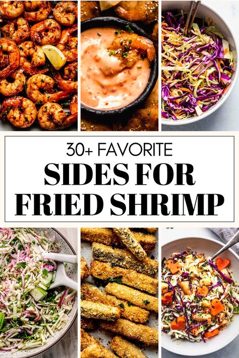 Wondering what the best side dishes for fried shrimp are? I've got you covered with this handy guide of delicious side dish recipes. Tempura Shrimp Dinner Sides, Fried Shrimp Dinner Ideas Sides, Fried Shrimp Side Dishes, Side Dishes For Fried Shrimp, Fried Shrimp Sides, Sides For Fried Shrimp, Shrimp Sides, Sides For Shrimp, Chardonnay Food Pairing