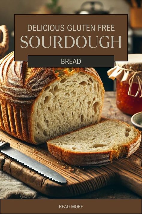 Craving sourdough but need to avoid gluten? Try this amazing gluten-free sourdough bread recipe that's full of flavor, perfectly chewy, and easy to make! Perfect for anyone looking to enjoy homemade bread without gluten. 🍽️ #GlutenFreeBaking #SourdoughBread #HomemadeBread #GlutenFreeLiving #BakingInspiration Homemade Gluten Free Sourdough Bread, Best Gluten Free Sourdough Bread Recipe, Oat Flour Sourdough Starter, Gluten Free Sour Dough Starter Recipe, Gluten Free Sourdough Bread Starter, Gf Discard Recipes, Gf Sourdough Bread Recipe, Gluten Free Sour Dough Bread Recipe, Sourdough Gluten Free Bread