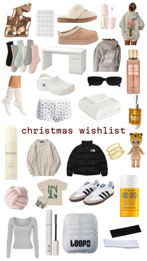 #christmas #wishlist Christmas Present List Ideas, It Girl Christmas List 2024, Christmas List Cheap, Xmas List 2024, Christmas Theme Basket Ideas, 2024 Christmas Wishlist Ideas, Xmas List Ideas 2024, Christmas Wishlist Inspo 2024, Christmas List 2024 Ideas